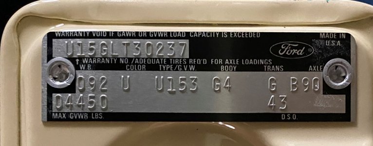 Vin Number Warranty Plate Decode Information Bronco Zone