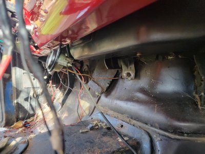 under dash on 78 bronco--taken on passenger side.jpg